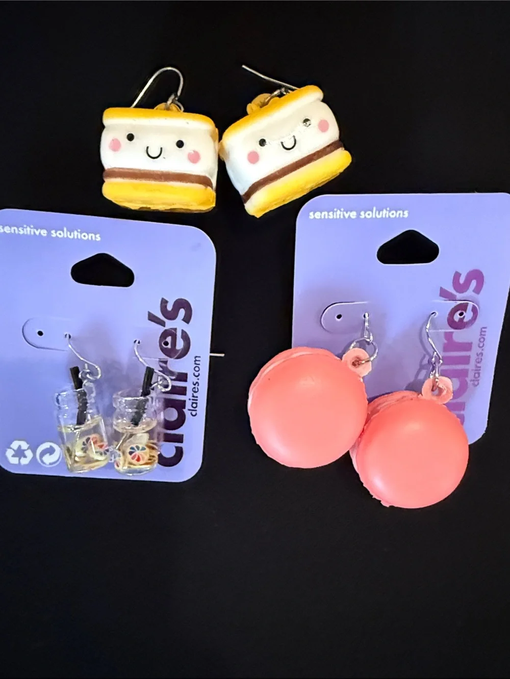 NWT/NWOT Bundle of 3 Pair Fun Claire’s Earrings